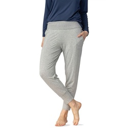 Mey Yogahose Mey Damen 7/8 Hose Yogahose Homewear Serie Sleepy & Easy grau