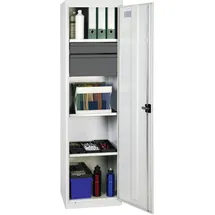 stumpf metall Stumpf Werkzeug- und Materialschrank Serie 3000 lichtgrau + 1 Schublade 100 mm + 1 Schublade 200 mm + 3 Auszugsböden - 3005707