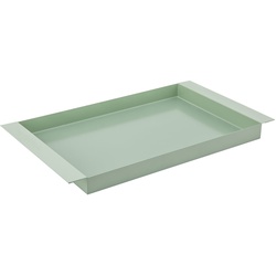 Remember - Rio Metall-Tablett groß, aquamarine
