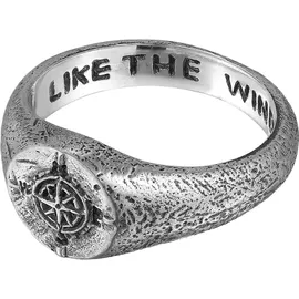 haze & glory Haze&Glory Ring Like the wind blows schwarz & Silber 62