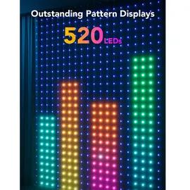 Govee H70b1 Rgbic Led Curtain One Size