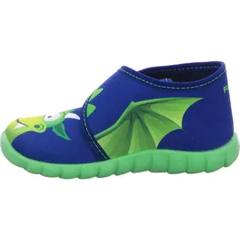 Fischer Markenschuh Hausschuhe Blau 20