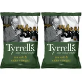 Tyrrells Sea Salt & Cider Vinegar, slow-cooked crisps, 150 (Packung mit 2)