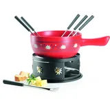 Mäser Fondue, Fondue Set, Rot, Schwarz