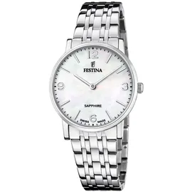 Festina F20047/2 Damenarmbanduhr mit Perlmuttblatt