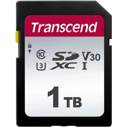 Transcend 300S - Flash-Speicherkarte - 1 TB - Video Class V30 / UHS-I U3 / Class...