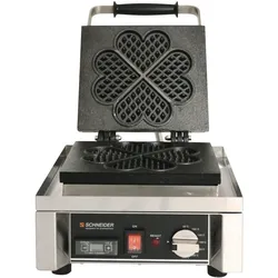 Schneider - Waffel-Eisen "Herz", für 4 Herzen