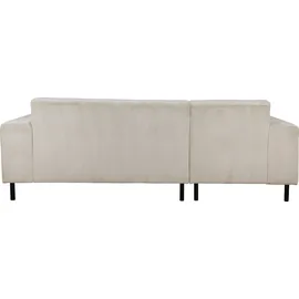 Home Affaire »ARROS L-Form mit Wellenunterfederung, Maße B/T/H: 235/163/81 cm«, incl. Zierkissen, mit Recamiere rechts/links bestellbar, auch in Cord