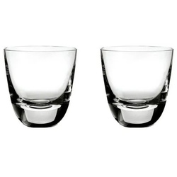 Villeroy & Boch Whiskyglas AMERICAN BAR Whiskygläser 323 ml 2er Set, Glas weiß