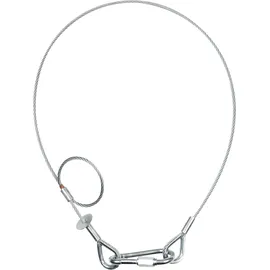 SAVEKING Safety Cable 5 mm - BGV-C1 WLL: 60 kg - 100 cm - Silber