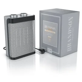 Brandson Keramikheizgerät 1500 W Silber/Schwarz