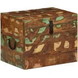 vidaXL Truhe Altholz Massiv