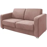 Livetastic Schlafsofa, Rosa, & 159x88x87 cm,