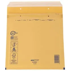 Luftpolstertasche Classic 5/E, 220x265mm, 10 Stück, braun