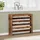 vidaXL Heizkörperverkleidung Altholz-Optik 104x20x82 cm Holzwerkstoff - Braun