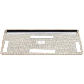 [en.casa] Stufenmatten 15-er Set Treppenmatten 65 x 24 cm rechteckig Treppenteppich Treppenschoner Stufenteppich selbstklebend Beige