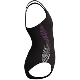 Speedo Placement Muscleback Badeanzug Lila 116