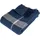 Arctic Wolldecke Wollplaid Wohndecke im Scandi Design 100% Schurwolle mit Woolmark Siegel 130 x 200 cmBlau - Blau
