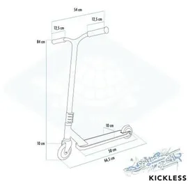 Donic Schildkröt Kickless sunset blau