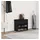 vidaXL Sitzbank mit Stauraum Schwarz Eichen-Optik 62 x 32 x 50 cm
