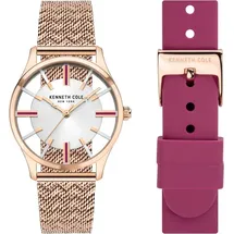 Kenneth Cole Kcwlg Damenuhr Leder 38 mm KCWLG2124002