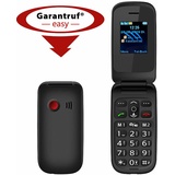 Simvalley Notruf-Klapphandy XL-949 mit Garantruf Easy, Dual-SIM und Bluetooth