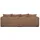 Home Affaire Big-Sofa HOME AFFAIRE "Coray", braun (light braun), B:266cm H:80cm T:113cm, 100% Polyester, Sofas, Big-Sofa, extra weich und kuschelig, Füllung mit Federn und Daunen