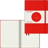 Leuchtturm 1917 Leuchtturm1917 Notizbuch A5, Hardcover, 251 Seiten, rot, dotted