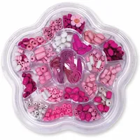 Eichhorn Holzperlen-Set Blume Bastelperlen 275-tlg