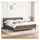 vidaXL Boxspringbett 180 x 200 cm Taupe