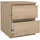 Home Affaire Nachtschrank Naia 40,4 x 50 x 49,5 cm Braun