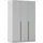 OTTO home Drehtürenschrank AGORDO 136 x 210 x 54 cm Grau