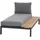 Siena Garden Alvida Loungesofa schwarz links