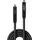 Lindy USB 3.2 Gen 1 - USB-Kabel - 24 pin USB-C Kabel Schwarz 43393