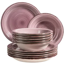 Mäser Teller-Set, Steingut Lumaca