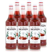 Monin Sirup Zimt 1L - Cocktails Milchshakes Kaffeesirup (6er Pack)