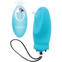 Toyjoy - Happiness I'm so Eggcited Vibrator Fernbedienung Blau