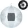 Relaxdays Discokugel 30 cm Silber