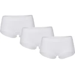 Pierre Robert 3P Cotton Boxer Wmn Weiß Ökologische Baumwolle Medium Damen