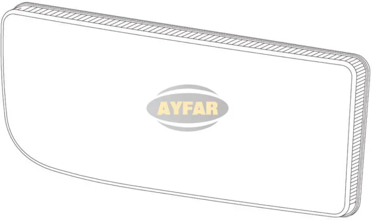 Scheinwerferglas, links für Mercedes Axor MP II 1996-2004