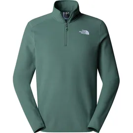 The North Face NF0A855WHCH M 100 Glacier 1/4 Zip - EU Sweatshirt Herren Duck Green Größe XS