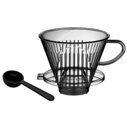 Cilio Kaffeefilter mit Messlöffel, Kunststoff 345 049 , Durchmesser: 13,5 cm