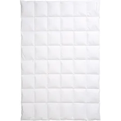 Daunenbettdecke CENTA-STAR "Queen of Canada", weiß, B:135cm L:200cm, Bezug: 100% Baumwolle. Füllung: 90% Daunen, 10% Federn, Bettdecken, hervorragende Qualität mit bauschkräftiger Füllung