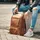 The Chesterfield Brand Rich Business-Rucksack Leder 45 cm Laptopfach braun