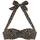 VIVANCE Bügel-Bandeau-Bikini-Top Damen Schwarz/Nougat 34 Cup B