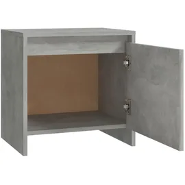 vidaXL Nachttisch Betongrau 45x34x44,5 cm Holzwerkstoff