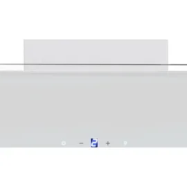 Respekta Dunstabzugshaube 80 cm kopffreie Schräghaube Weiß A++ Umluft LED Respekta - Weiß