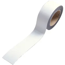 EICHNER Magnetband Lagerschild 10 mm weiß, 1 cm