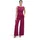 Vera Mont Damen Jumpsuit mit weitem Bein 44, Sweet Berry - 44