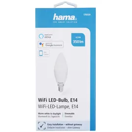 Hama WiFi LED-Lampe E14 4,5Watt Weiß dimmbar